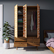 Шкаф трехстворчатый "Berber" принт 14 арт BB02/Print_14 №1