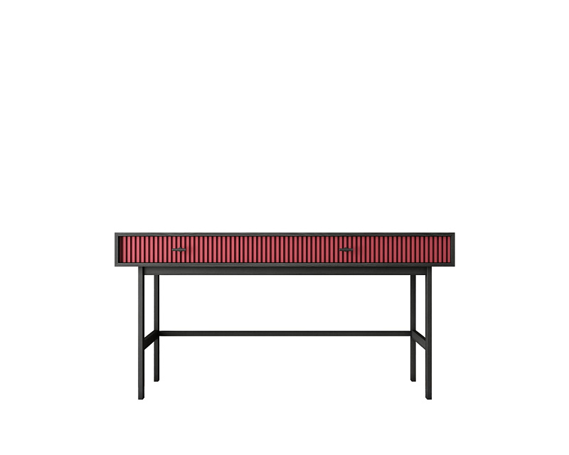 Консоль с двумя ящиками "Emerson" арт EM22/red/L