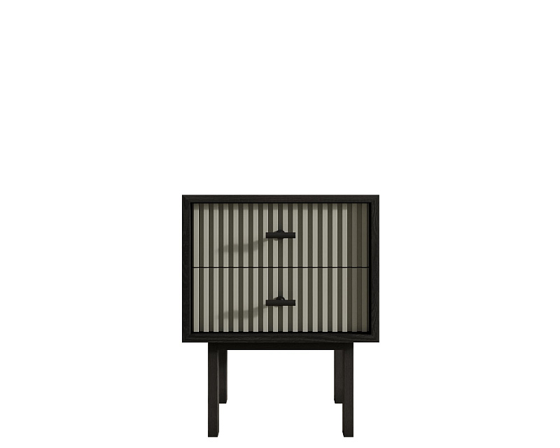 Тумбочка с двумя ящиками "Emerson" арт EM16/gray/L в Москве Тумбочка с двумя ящиками "Emerson" арт EM16/gray/L