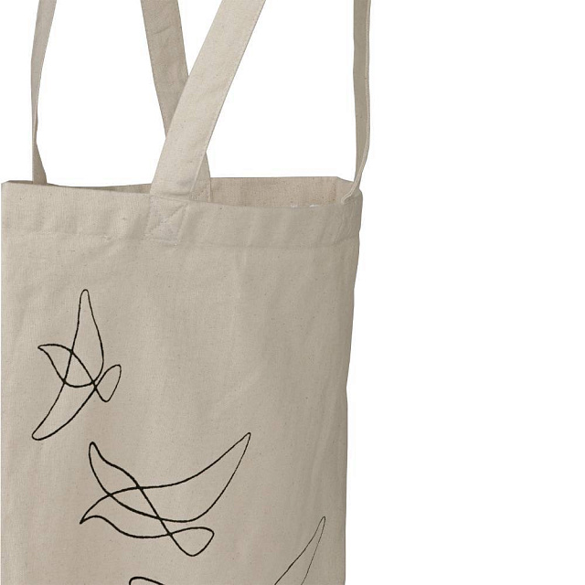 426514 Сумка женская SAHAZINA, L380, H415, 100% хлопок, кремовый, черный в Москве 426514 Сумка женская SAHAZINA, L380, H415, 100% хлопок, кремовый, черный