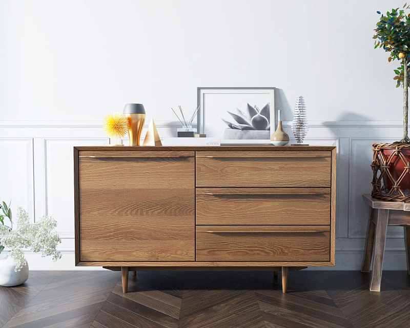 Комод "Bruni" с ящиками и дверкой арт BR-02