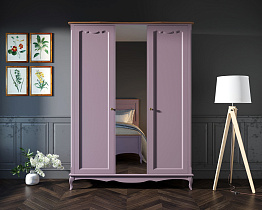 Шкаф Leontina Lavanda двухстворчатый с зеркалом арт ST9327ZL