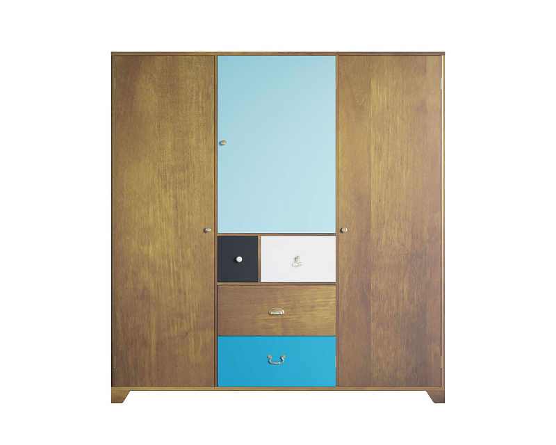 Шкаф "Aquarelle" трехстворчатый арт RE-46