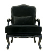 Мягкое полукресло с подлокотниками Nitro Black №0