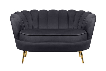 Дизайнерский двухместный диван Pearl Double Black в Москве
