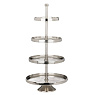 427647 Блюдо-этажерка декоративное  BABIRIK H700 алюминий, хром