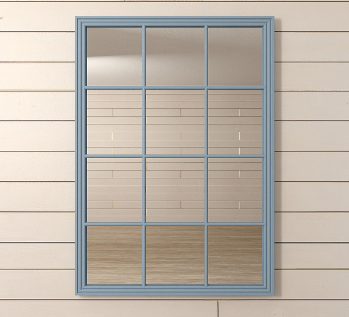 Зеркало "Florence" голубое арт 201-10BLETG в Москве Зеркало "Florence" голубое арт 201-10BLETG