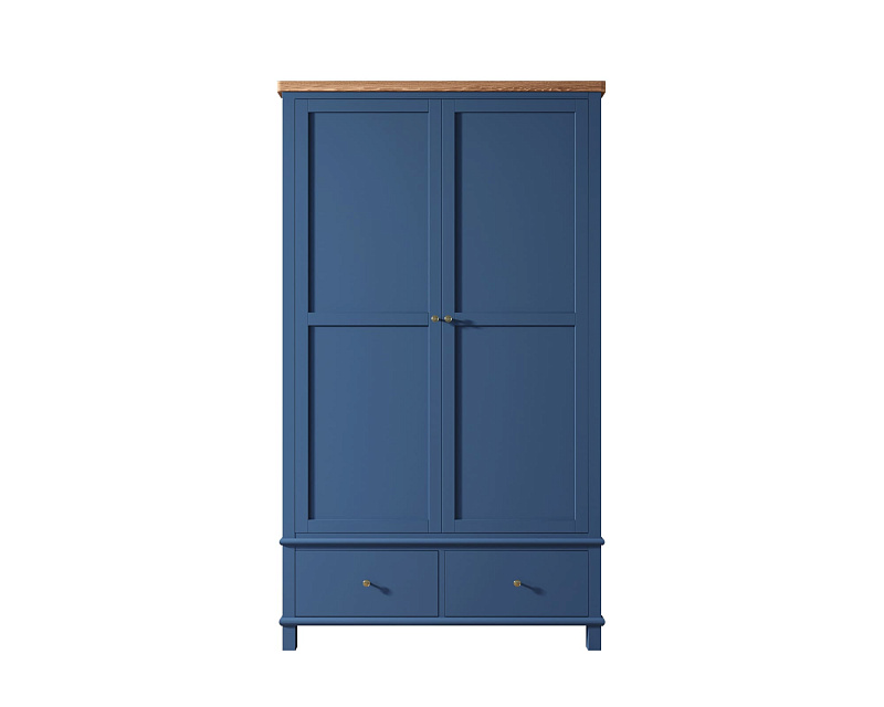 Шкаф двухстворчатый в стиле Кантри "Jules Verne" с ящиками арт JV28ETGB