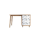 Стол рабочий "Berber" принт 36 с одной тумбой арт BB31/Print_36 №0