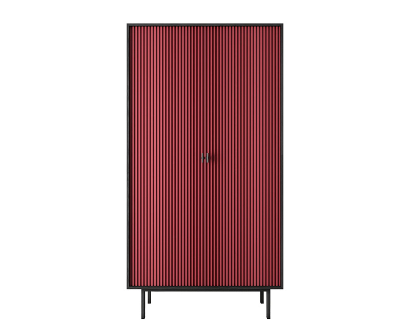 Шкаф двухдверный "Emerson" арт EM091/red/L