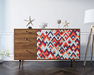 Комод "Berber" с двумя дверками и ящиками 2 принт арт BB05/Print_02 №5