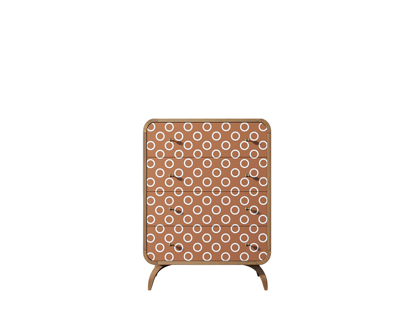 Высокий комод "Ellipse Print" с четырьмя ящиками принт 3 арт EL05/print_3 в Москве Высокий комод "Ellipse Print" с четырьмя ящиками принт 3 арт EL05/print_3