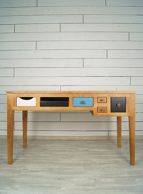 Рабочий стол "Aquarelle Birch" арт RE-12ETG/4