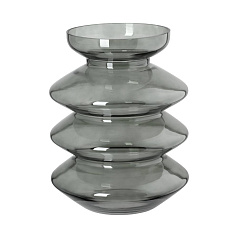 421355 Ваза декоративная BEVATO, H280, ?220, стекло, серый