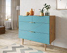 Комод с четыремя ящиками "Line" LN14/GR1/blue №2