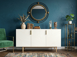 Комод с тремя дверками "Лайн (Line)" LN02/GR1/beige в Москве