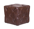 Дизайнерский пуф Amrit Brown Leather