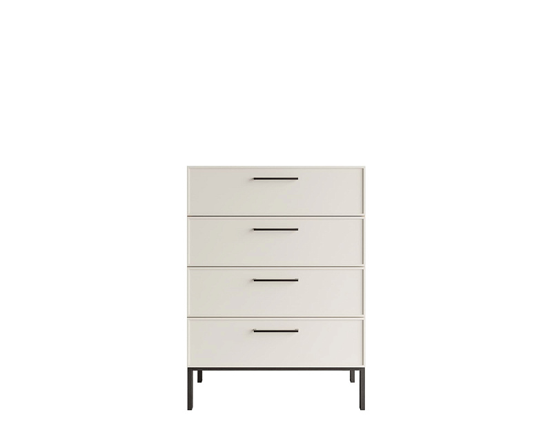 Комод вертикальный с четырьмя ящиками "Nicole" арт NEM18