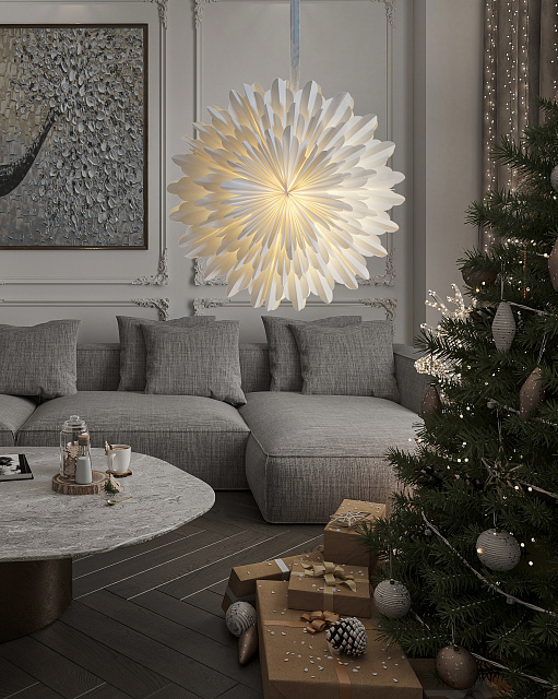 Звезда STAR ICE, 50х50 см, материал картон 501-73 в Москве Звезда STAR ICE, 50х50 см, материал картон 501-73