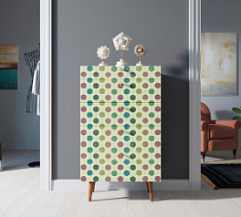 Комод высокий "Berber" принт 24 арт BB10/Print_24