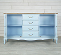 Голубой комод Leontina с дверками и ящиками арт ST9351B №3