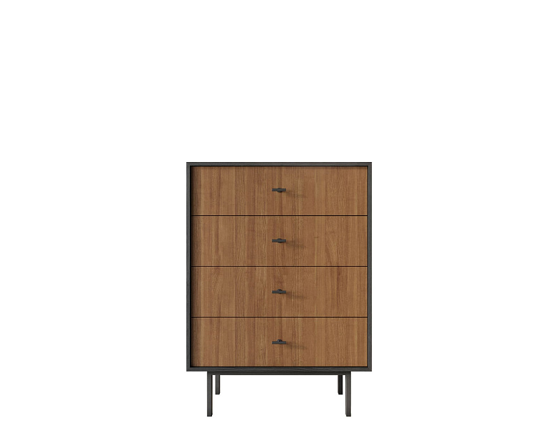 Комод вертикальный с четырьмя ящиками "Emerson" арт EM18