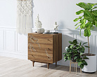 Комод "Boho" 3 ящика с растением арт BH04 №2
