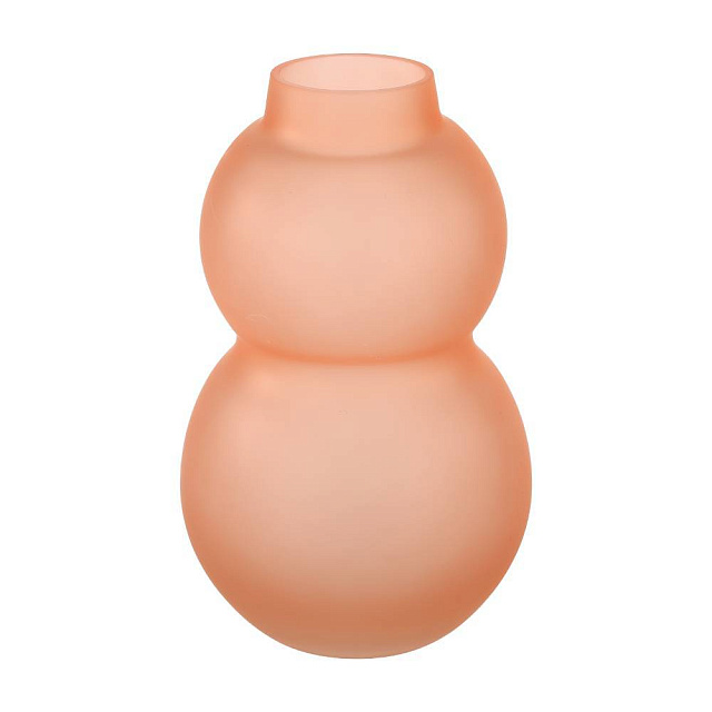 421351 Ваза декоративная BEVATO, H280, ?170, стекло, розовый сатиновый в Москве 421351 Ваза декоративная BEVATO, H280, ?170, стекло, розовый сатиновый