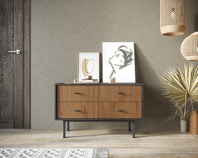 Комод с четырьмя ящиками "Emerson" арт EM05