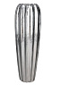 421116 Ваза напольная декоративная MOMBETSU, H890, ?400, пластик, серебристый