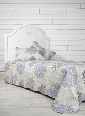Покрывало и 2 наволочки "Blue Flowers" арт 317