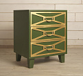 Прикроватная тумба "Emerald" арт DSC10523ETG Зеленый №1