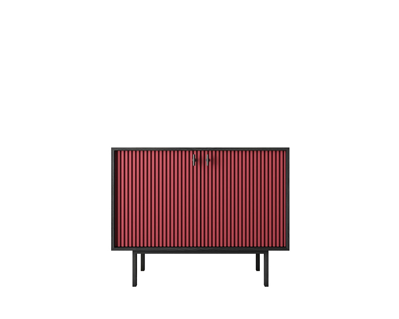 Комод с двумя дверками "Emerson" арт EM02/red/L