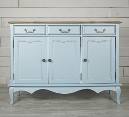 Комод "Leontina Blue" (3 ящика и 3 двери) арт ST9344B