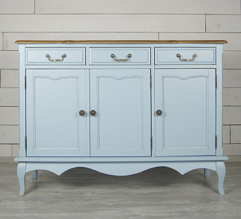 Комод "Leontina Blue" (3 ящика и 3 двери) арт ST9344B