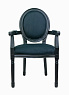 Мягкий стул с подлокотниками Volker Arm Black