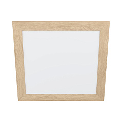 99471 Потолочный светильник PIGLIONASS, LED 20W, 2850lm, L500, B500, H55, сталь/пластик/дерево, белы