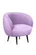 Мягкое кресло Benee Purple на черных ножках №0