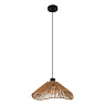 44072 Подвесной светильник LAVISTER, 1х60W (E27), H1100, ?390, сталь черный / бумага, натуральный