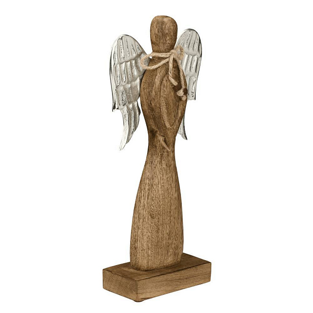 427521 Фигурка декоративная Ангел BALIGUIAN, H325, коричневый, серебряный в Москве 427521 Фигурка декоративная Ангел BALIGUIAN, H325, коричневый, серебряный
