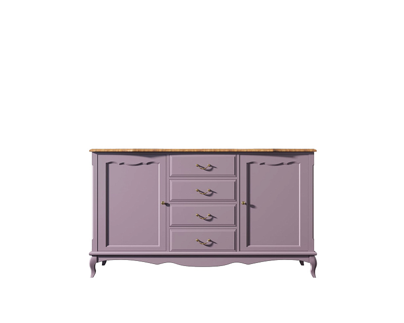 Комод "Leontina lavanda" с дверками и ящиками арт ST9351L