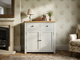 Комод "Жуль Верн (Jules Verne)" две дверки два ящика серый арт JV20ETGG