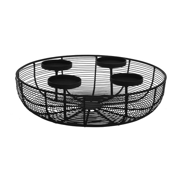 427158 Подсвечник HAGONY, B100, ?360, сталь, черный в Москве 427158 Подсвечник HAGONY, B100, ?360, сталь, черный