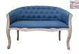 Диван французский стиль Kandy Double Blue розовый