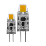 Лампа светодиодная диммируемая, 2х1,2W(G4), 2700K, 100lm, 2 шт. в комплекте