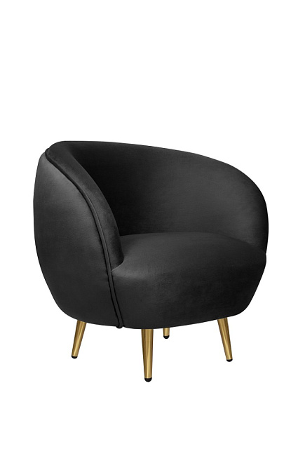 Мягкое кресло для гостиниц Small Benee Black