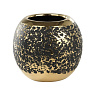 421491 Ваза ARROYITO, ?170, H160, керамика, черный, золотой