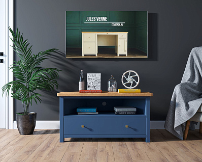 Комод под TV "Jules Verne" угловой арт JV24ETGB