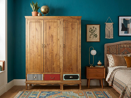 Шкаф трехстворчатый "Гуашь (Gouache)" арт М10527/3ETG