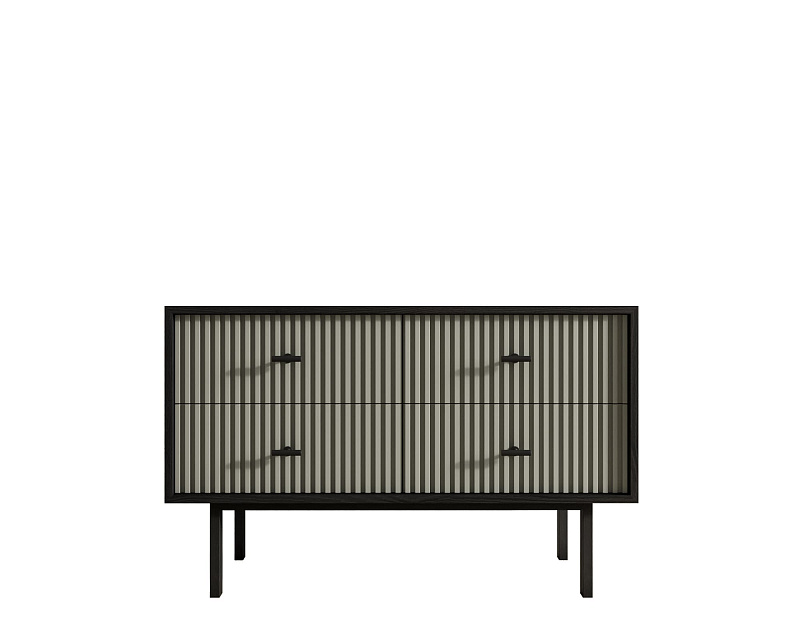 Комод с четырьмя ящиками "Emerson" арт EM05/gray/L